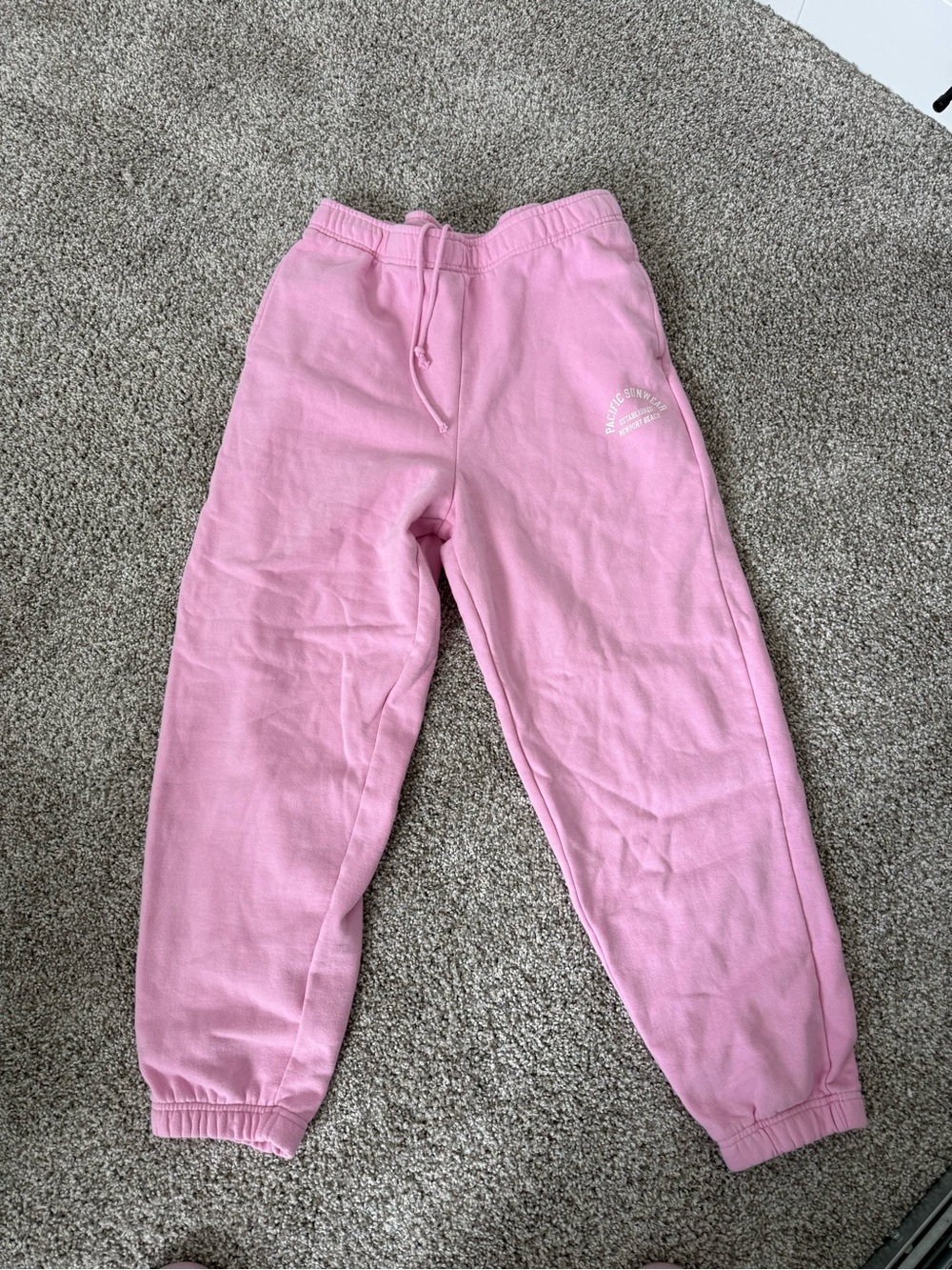 PacSun Pink Cozy Drawstring Joggers
